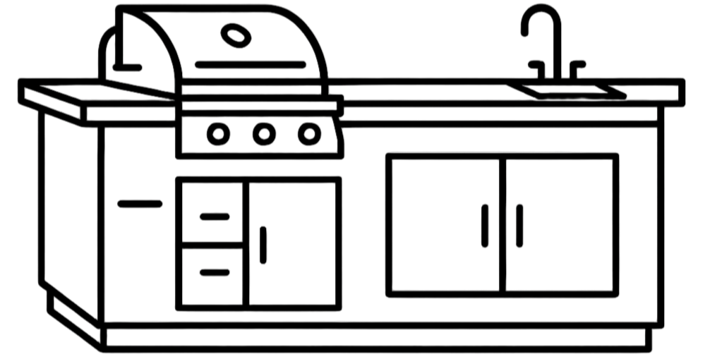 Outdoor Kitchen Islands