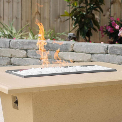 American Fyre Design - 54" Cosmopolitan Rectangle Gas Fire Table-United Backyard