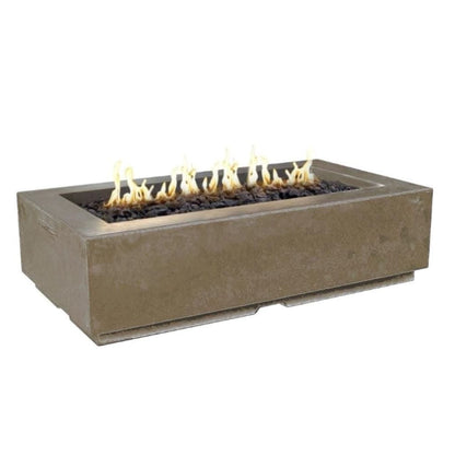 American Fyre Design - 56" Louvre Rectangle Fire Pit-United Backyard