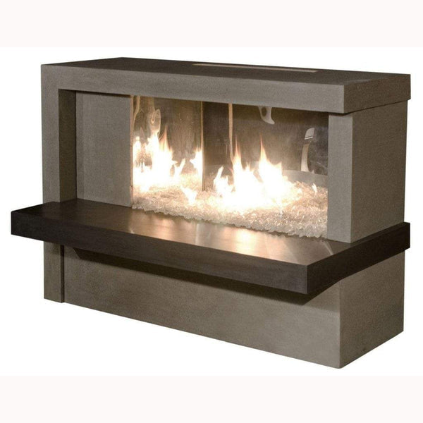 American Fyre Design - 59" Manhattan Outdoor Gas Fireplace-United Backyard