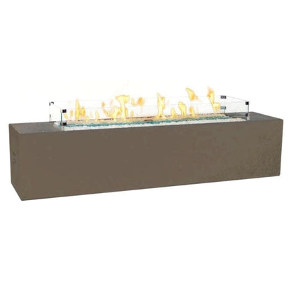 American Fyre Design - 72" Milan Low Linear Gas Fire Table-United Backyard