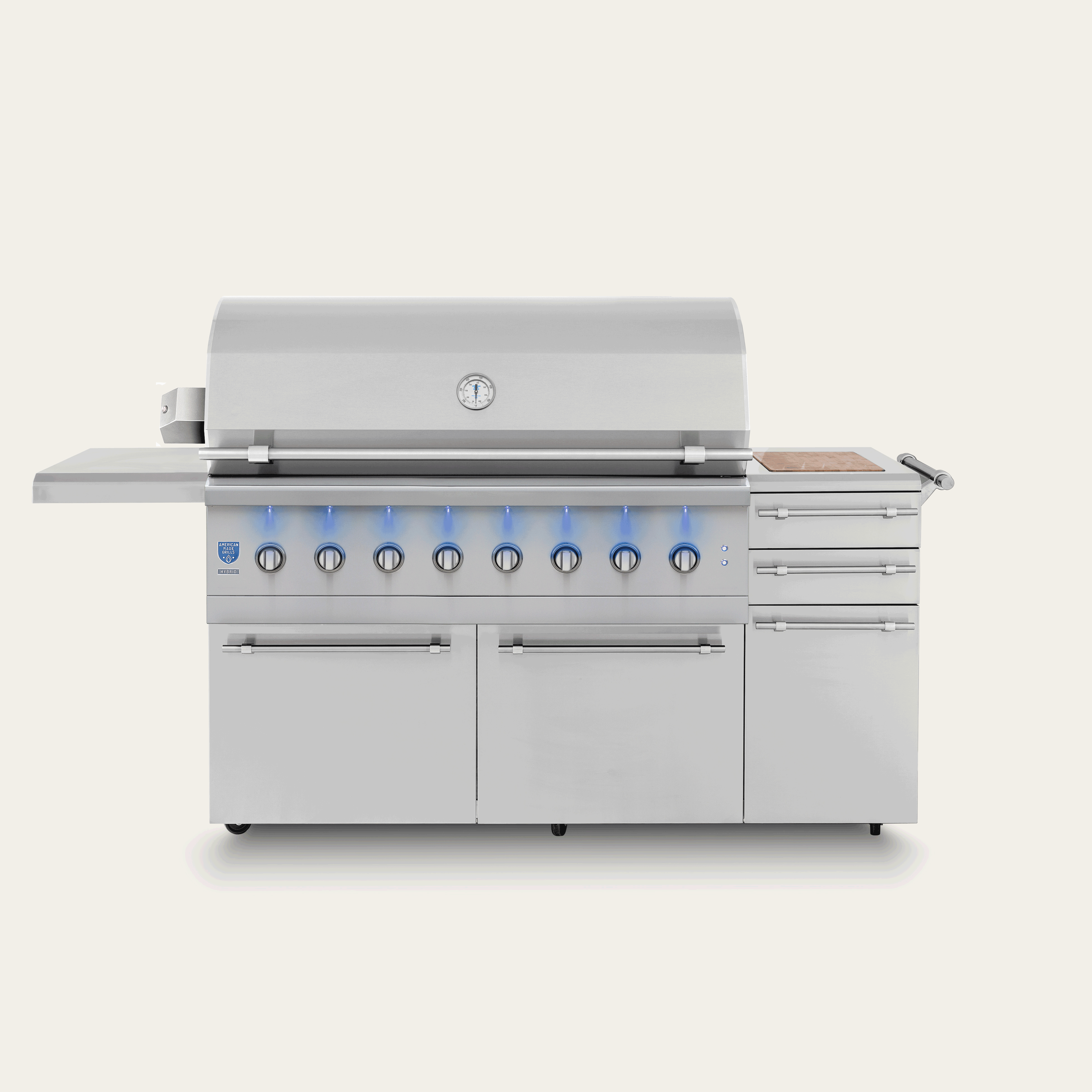 American Made Grill - Encore 54" Hybrid Grill - Natural Gas-United Backyard