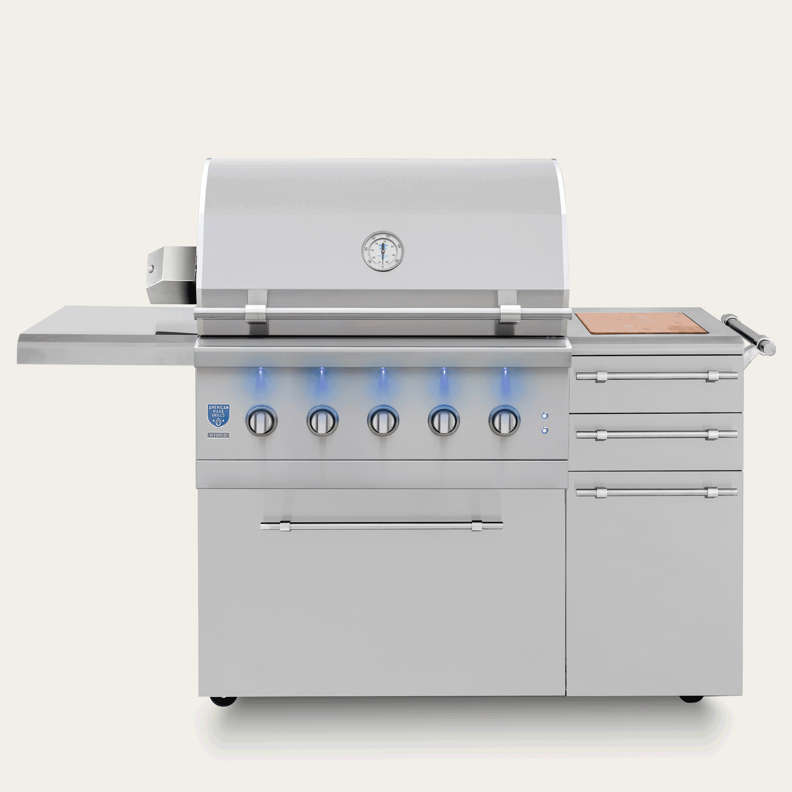 American Made Grill - Freestanding Encore 36" Hybrid Grill-United Backyard