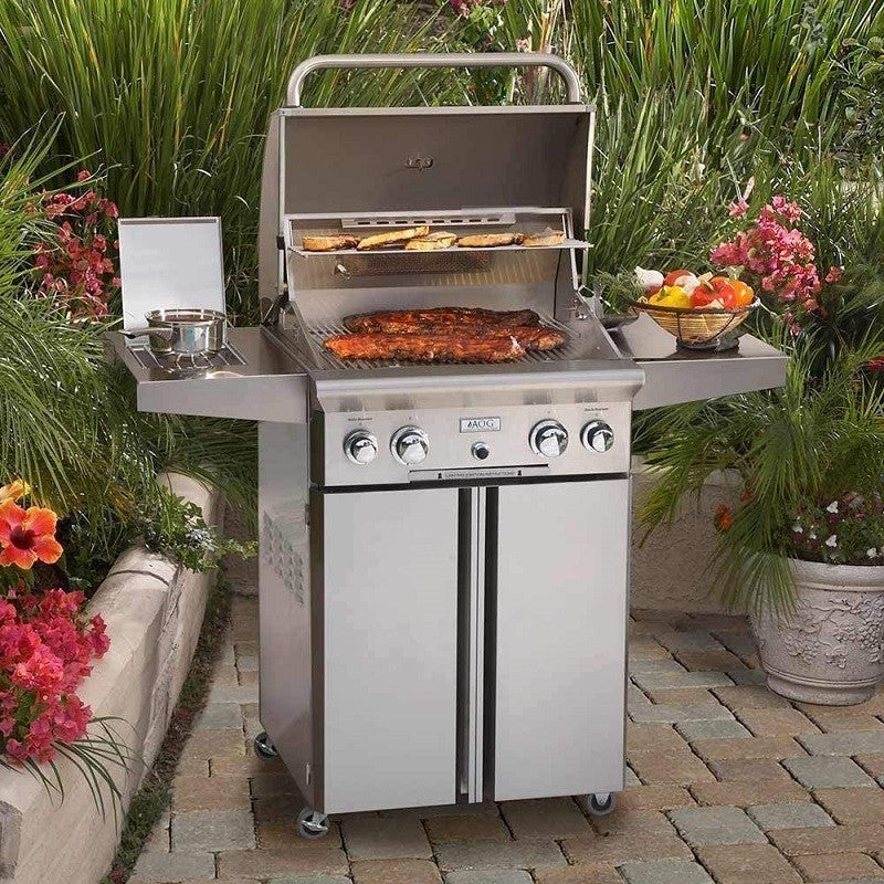 American Outdoor Grill - L-Series 24 Inch Grill without Back and Side Burners, Liquid Propane, Factory-Installed Infrared Burner Left Side-United Backyard