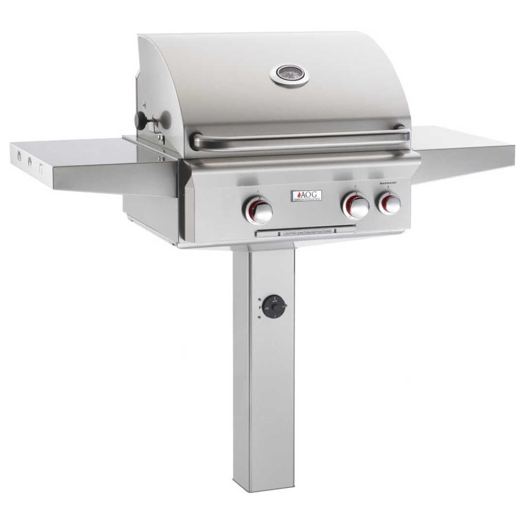 American Outdoor Grill - T-SERIES 24" GRILL WITHOUT BACK AND SIDE BURNERS - NATURAL GAS-United Backyard