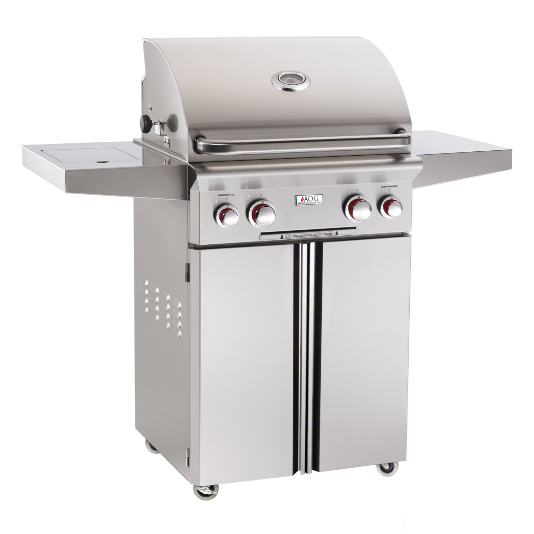 American Outdoor Grill - T-Series 24" 2-Burner with Rotisserie and SingleSide Burner - Liquid Propane-United Backyard