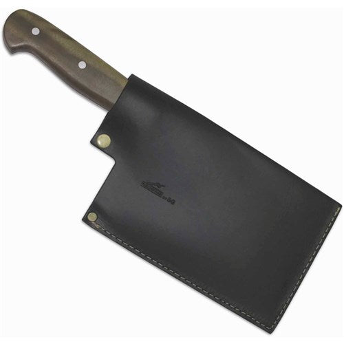 Brazilian Flame - 10" Meat Cleaver Stainless Steel 3mm with Leather Case (KF-REF093-10)-United Backyard