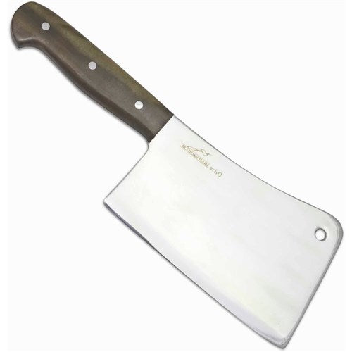 Brazilian Flame - 10" Meat Cleaver Stainless Steel 3mm with Leather Case (KF-REF093-10)-United Backyard