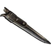 Brazilian Flame - 9" Field Knife Stainless Steel 2mm with Leather Case - Aluminum-United Backyard