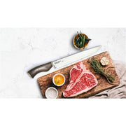 Brazilian Flame - 9" Field Knife Stainless Steel 2mm with Leather Case - Aluminum-United Backyard