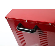 Brazilian Flame - Gas Rotisserie Brazilian Grill, 3 Skewer Unit, No Upper Tray - Red-United Backyard