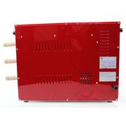 Brazilian Flame - Gas Rotisserie Brazilian Grill, 3 Skewer Unit, No Upper Tray - Red-United Backyard