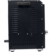 Brazilian Flame - Gas Rotisserie Brazilian Grill, 3 Skewer Unit, Upper Tray INCLUDED - Black-United Backyard