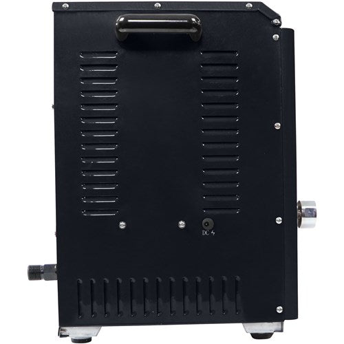 Brazilian Flame - Gas Rotisserie Brazilian Grill, 3 Skewer Unit, Upper Tray INCLUDED - Black-United Backyard