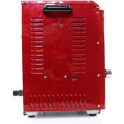 Brazilian Flame - Gas Rotisserie Brazilian Grill, 3 Skewer Unit, Upper Tray INCLUDED - Red-United Backyard