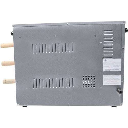 Brazilian Flame - Gas Rotisserie Brazilian Grill, 3 Skewer Unit, Upper Tray INCLUDED - Silver-United Backyard