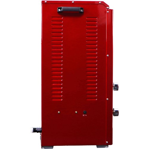 Brazilian Flame - Gas Rotisserie Brazilian Grill, 5 Skewer Unit, No Upper Tray - Red-United Backyard