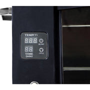 Brazilian Flame - Gas Rotisserie Brazilian Grill, 5 Skewer Unit, Upper Tray INCLUDED - Black-United Backyard