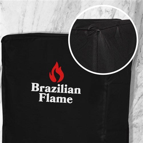 Brazilian Flame - Rotisserie Grill Cover Fits all 5 Skewer Grills - PVC Coated Polyester-United Backyard