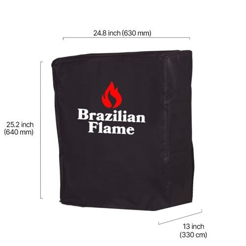 Brazilian Flame - Rotisserie Grill Cover Fits all 5 Skewer Grills - PVC Coated Polyester-United Backyard