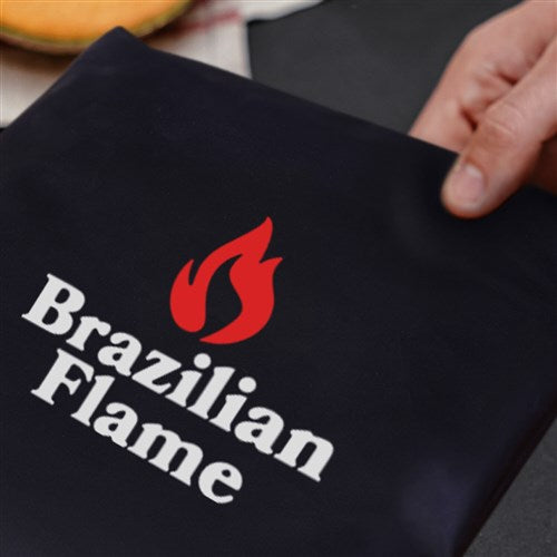 Brazilian Flame - Rotisserie Grill Cover Fits all 5 Skewer Grills - PVC Coated Polyester-United Backyard