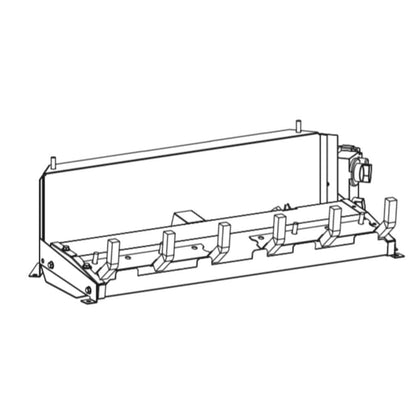 BroilMaster - Empire 16"/18"/24"/30" Vent-Free Slope Glaze Gas Burner with Variable Flame Remote Control-United Backyard