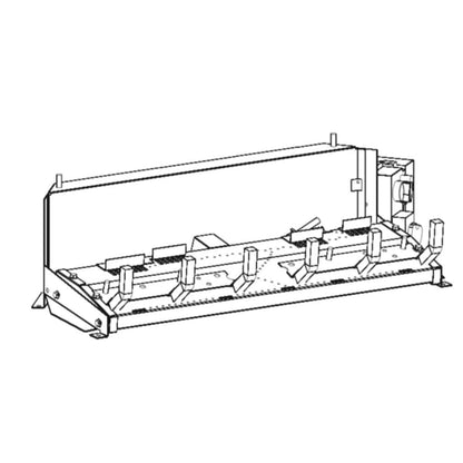 BroilMaster - Empire 18"/24"/30" Vent-Free Slope Glaze Gas Burner, Intermittent Pilot with Thermostat Variable Remote Control-United Backyard