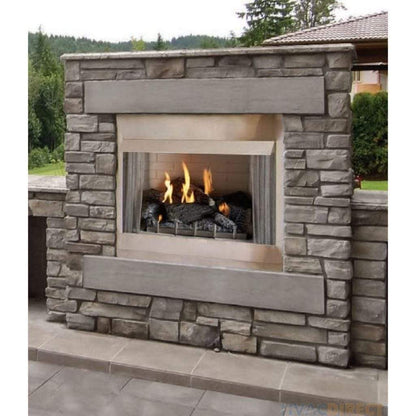 BroilMaster - Empire Carol Rose 36" Millivolt, 50K BTU Outdoor Traditional Premium Fireplace-United Backyard