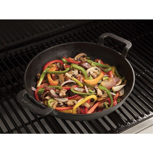 Cuisinart Grill - 10" Cast Iron Wok, Non Stick, Easy Clean-United Backyard