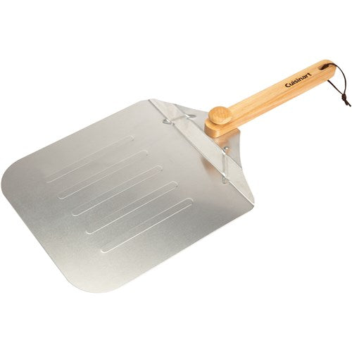Cuisinart Grill - 12" Pizza Peel with Folding Wooden Handle - Aluminum-United Backyard