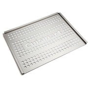 Cuisinart Grill - 12 x 16 Grill Topper, Perforated Grilling Surface - Stainless Steel-United Backyard