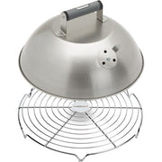 Cuisinart Grill - 12.25" Melting Dome with Bonus Wire Rack for Cooking Versatility-United Backyard