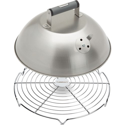 Cuisinart Grill - 12.25" Melting Dome with Bonus Wire Rack for Cooking Versatility-United Backyard