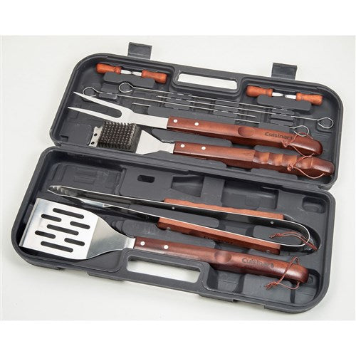 Cuisinart Grill - 13pc Wooden Handle Grilling Set-United Backyard
