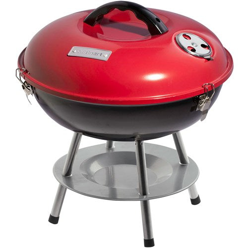 Cuisinart Grill - 14" Charcoal Grill Red/Black - Red/Black-United Backyard