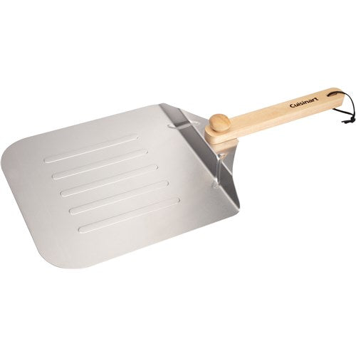 Cuisinart Grill - 14" Pizza Peel with Folding Wooden Handle - Aluminum-United Backyard