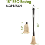 Cuisinart Grill - 18" BBQ Basting Mop Brush, Extra Mop Brush Head Included-United Backyard