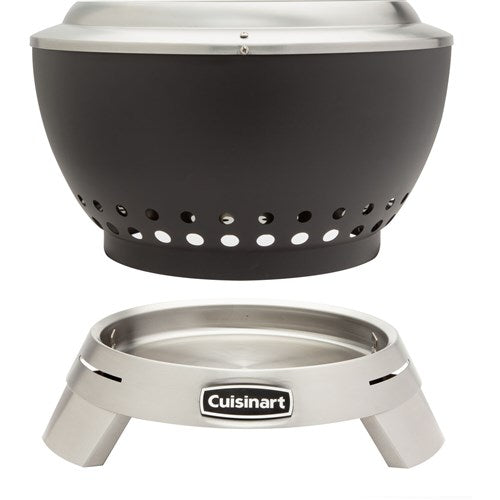 Cuisinart Grill - 19.5" Cleanburn Smokeless Fire Pit - Stainless-United Backyard