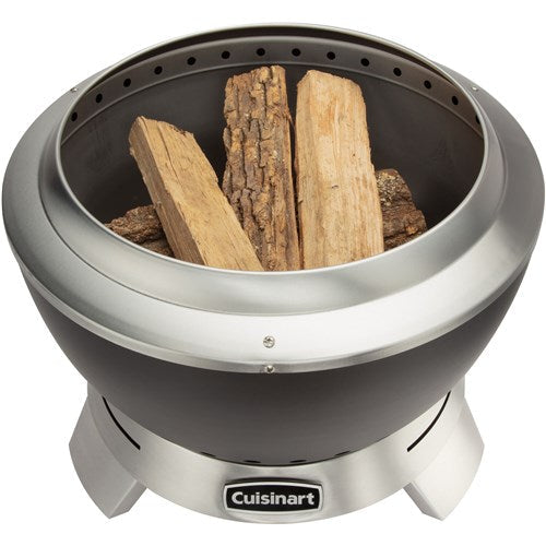 Cuisinart Grill - 19.5" Cleanburn Smokeless Fire Pit - Stainless-United Backyard