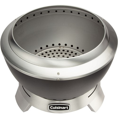 Cuisinart Grill - 19.5" Cleanburn Smokeless Fire Pit - Stainless-United Backyard