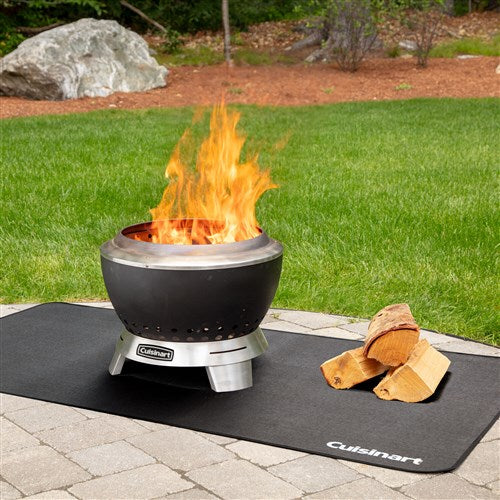 Cuisinart Grill - 19.5" Cleanburn Smokeless Fire Pit - Stainless-United Backyard