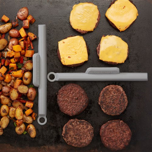 Cuisinart Grill - 2 Pc Silicone Griddle Food Dividers, 12" Each-United Backyard