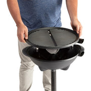 Cuisinart Grill - 2-in-1 Outdoor Portable Electric Grill w/Stand, 240 Sq In Surface, 120V - Red/Black-United Backyard