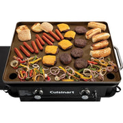 Cuisinart Grill - 28" Outdoor Gas Griddle, 644 Sq. Inches of Flat Top Cooking, Folds - Black-United Backyard
