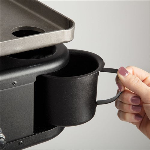 Cuisinart Grill - 28" Outdoor Gas Griddle, 644 Sq. Inches of Flat Top Cooking, Folds - Black-United Backyard