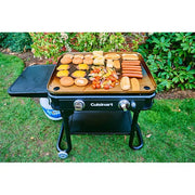 Cuisinart Grill - 28" Outdoor Gas Griddle, 644 Sq. Inches of Flat Top Cooking, Folds - Black-United Backyard