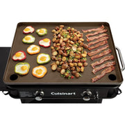 Cuisinart Grill - 28" Outdoor Gas Griddle, 644 Sq. Inches of Flat Top Cooking, Folds - Black-United Backyard