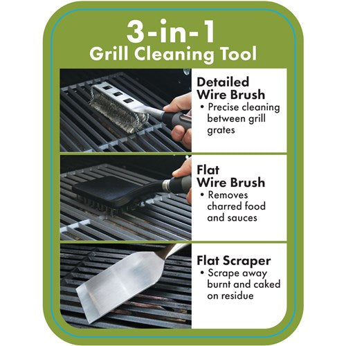 Cuisinart Grill - 3-Piece Multi-Use Grill Cleaning System-United Backyard