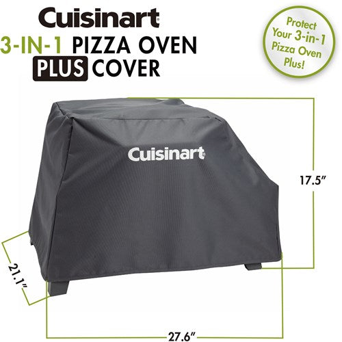 Cuisinart Grill - 3-in-1 Pizza Oven Plus Cover, Water/Weather Resistant - Polyester-United Backyard