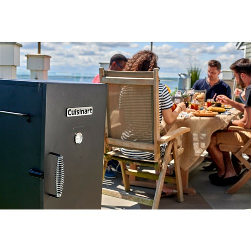 Cuisinart Grill - 30" Vertical Electric Smoker, 1500 Watt, 548 Sq In of Cooking Space - Black-United Backyard